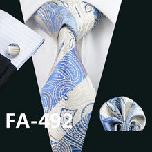 Load image into Gallery viewer, Blue Striped Necktie