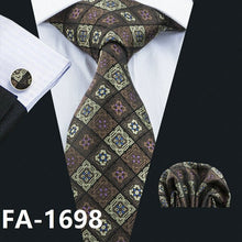 Load image into Gallery viewer, Gray Floral Silk Necktie