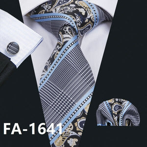 Gray Floral Silk Necktie