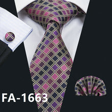 Load image into Gallery viewer, Gray Floral Silk Necktie