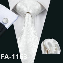 Load image into Gallery viewer, Gray Floral Silk Necktie
