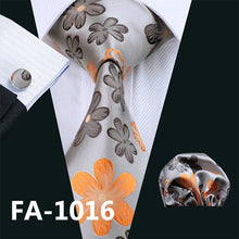 Load image into Gallery viewer, Red Geometric Necktie