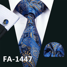 Load image into Gallery viewer, Red Geometric Necktie