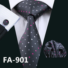 Load image into Gallery viewer, Red Geometric Necktie