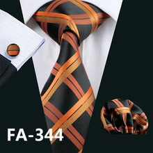 Load image into Gallery viewer, Red Geometric Necktie