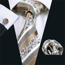 Load image into Gallery viewer, Gold And Gray Necktie