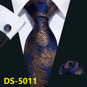Gold Navy Necktie